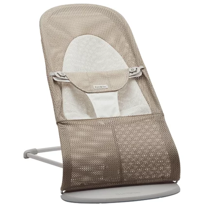 Babybjorn - Baby Bjorn - Balansoar Balance Soft, Grey Beige/White, Mesh
