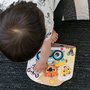 Bright Starts - Jucarie de lemn Baby Einstein-Hape, Friendly Safari Face Puzzle - 4