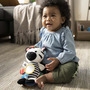 Jucarie senzoriala, Baby Einstein, Zen The Zebra pentru copii, Cu texturi, culori si sunete diverse, Alb/Negru - 5