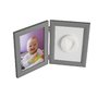 Kit mulaj, Baby HandPrint, Memory Frame, Cu rama foto 13x18 cm, Non-toxic, Conform cu standardul european de siguranta EN 71-3:2019, Silver - 3