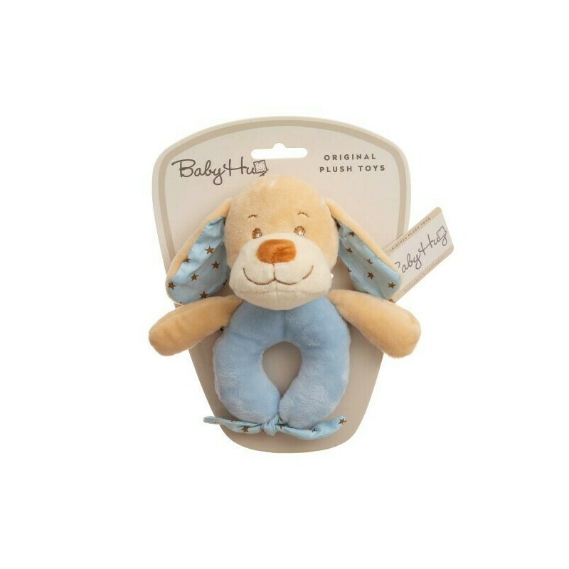 Baby hug - zornaitoare de plus catelus, albastru
