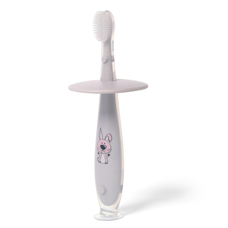 Babyono - periuta de dinti pentru copii, gri