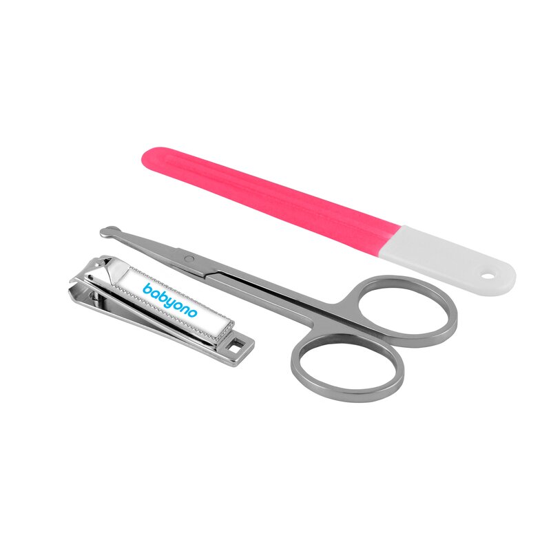 Babyono - set manichiura pentru bebelusi si copii roz