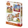 Puzzle animale Jucause , Puzzle Copii , 3 in 1, piese 12 - 1