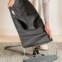 BabyBjorn - Balansoar Bliss Anthracite cu aspect delicat de petala, tesatura matlasata - 2