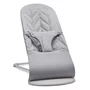 BabyBjorn - Balansoar Bliss Light Grey din tesatura matlasata cu aspect delicat de petala - 1