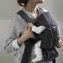 BabyBjorn - Marsupiu anatomic Mini, cu pozitii multiple de purtare – Anthracite, 3D Mesh - 5