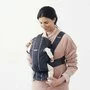 BabyBjorn - Marsupiu anatomic Mini, cu pozitii multiple de purtare – Anthracite, 3D Mesh - 9