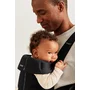 BabyBjorn - Marsupiu anatomic Mini, cu pozitii multiple de purtare, Black, Tesatura-Tricot - 2