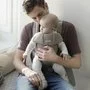 BabyBjorn - Marsupiu anatomic Mini, cu pozitii multiple de purtare Mesh, Greige - 4