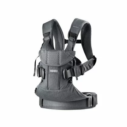 Marsupiu bebe, BabyBjorn, anatomic One Air, Anthracite, 3D Mesh
