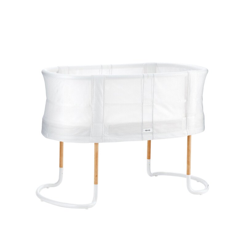 Babybjorn - patut reglabil pe inaltime din mesh, alb