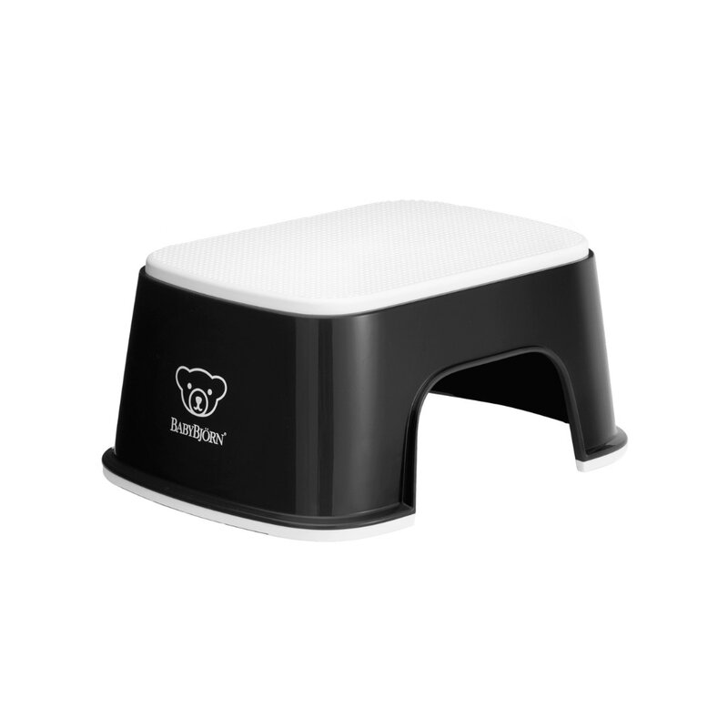 Babybjorn - – Treapta inaltator pentru baie – Step Stool – Black / White