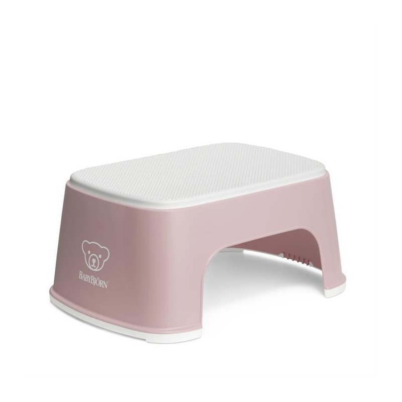 BabyBjorn – Treapta inaltator pentru baie – Step Stool – Powder Pink / White