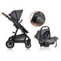 Babygo - Carucior 3 in 1 Simplex, Grey Melange - 2