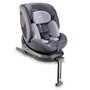 BabyGo - Scaun auto rotativ cu isofix, MOVE360 Grey, 40-150 cm, certificat R129 - 1
