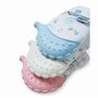 Manusa dentitie, BabyJem, Scratch Gloves, Din silicon, 3 luni+, Alb - 2