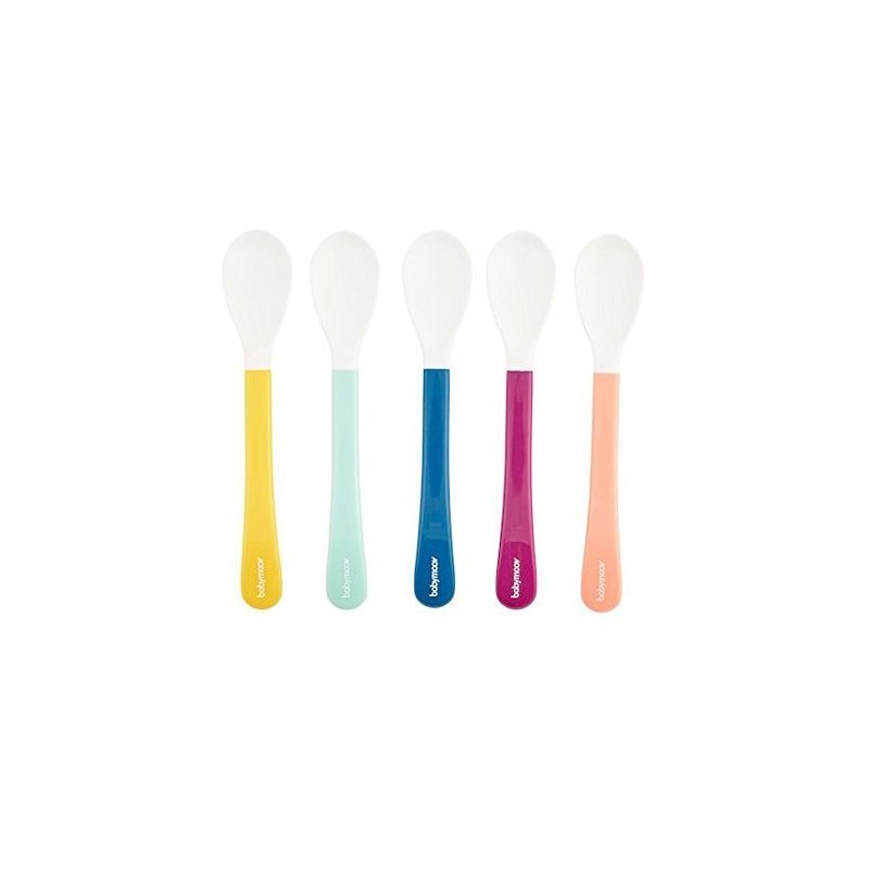 Babymoov - Set de 5 lingurite multicolore