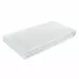 Babyneeds - Patut din lemn de pin Timmi 120x60 cm, EN716-1, EN716-2, Inaltime saltea reglabila pe 3 nivele, Laterala cu 3 bete detasabile, Alb + Saltea 10 cm + Qmini - Masuta de schimbat, 70x50 cm, Alb - 18