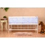 Patut din lemn bebe, Transformabil, 140x70 cm, Lemn de pin si mdf, Alb, Babyneeds, Nadia - 4