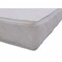 Saltea patut bebe, Babyneeds, Cocos Confort II, Cu husa detasabila, Antialergica, Cu fibre de cocos si strat de burete, 140x70x12 cm, 0 luni+, Alb - 3