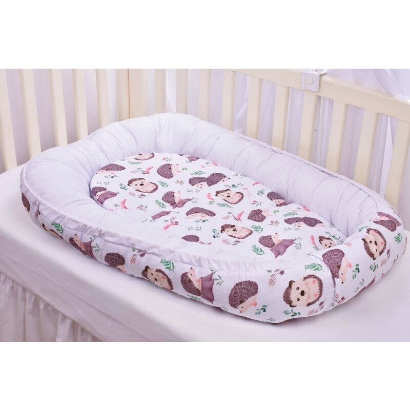 Paturica fermecata - Babynest model arici si alb