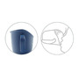 Cana ergonomica, BabyOno, Cu manere, Fara BPA, ftalati si PVC, 120 ml, 6 luni+, Albastru - 7