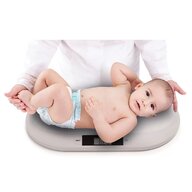 BabyOno - Cantar electronic bebelusi, Ecran LCD, Max. 20 kg, Ergonomic, Alb
