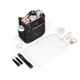 Geanta pentru mamici, BabyOno, Multifunctionala si bine compatimentata, Cu 11 buzunare, Include covoras pentru infasat, Usor de curatat, 36x33x13 cm, Negru - 5