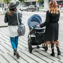 Geanta pentru mamici, BabyOno, Multifunctionala si bine compatimentata, Cu 11 buzunare, Include covoras pentru infasat, Usor de curatat, 36x33x13 cm, Negru - 12