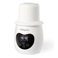 Incalzitor si sterilizator biberoane, BabyOno, Honey, Cu panou de comanda tactil, 37-100 grade, Functie de mentinere a temeperaturii, Alb