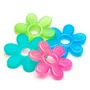 Jucarie dentitie, BabyOno, Cu gel, Fara BPA, Floare Turquoise - 2
