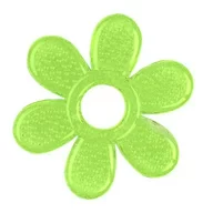 Jucarie dentitie, BabyOno, Cu gel, Fara BPA, Floare Verde