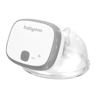 Pompa de san electrica, BabyOno, Shelly, Silentioasa si comoda, Functioneaza fara ajutorul mainilor, Cu afisaj LCD, Cu 7 nivele de aspiratie, 150 ml, Alb