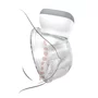 Pompa de san electrica, BabyOno, Shelly, Silentioasa si comoda, Functioneaza fara ajutorul mainilor, Cu afisaj LCD, Cu 7 nivele de aspiratie, 150 ml, Alb - 5