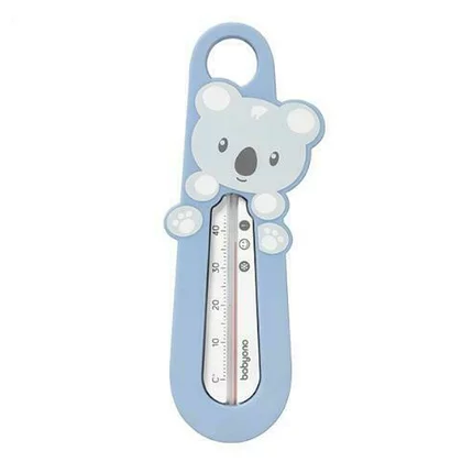 Termometru plutitior de baie, BabyOno, Koala, Fara mercur, 23x10 cm, Albastru