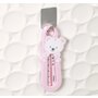 Termometru plutitior de baie, BabyOno, Model ursulet, Fara mercur, 23x10 cm, Roz - 2
