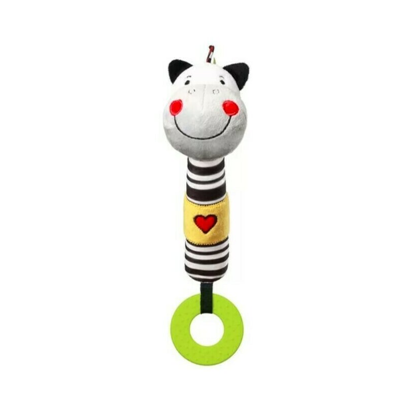 BabyOno - Zornaitoare de plus Zebra Zack, Multicolor