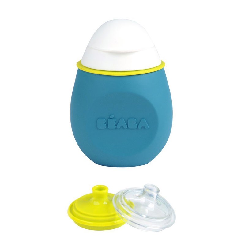 Beaba - Recipient BabySqueez 2 in 1, Albastru