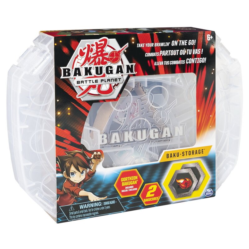 Spin master - figurina gorthion , bakugan , cu caseta pentru pastrare