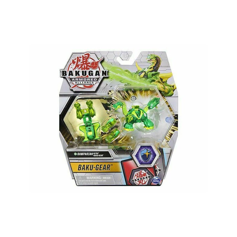 Spin Master - Figurina Ramparian , Bakugan , Bila ultra, Cu echipament Baku-gear, S2