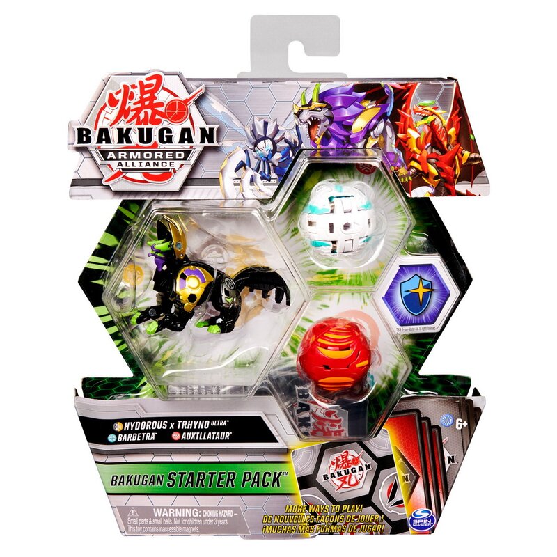 Spin master - figurina hydorous trhyno ultra , bakugan , pachet de start, s2