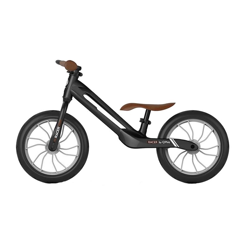 Qplay - bicicleta fara pedale balance bike racer, 14 , negru