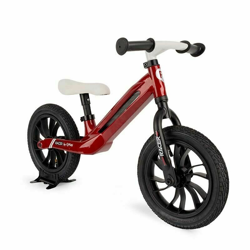 Qplay - bicicleta fara pedale balance bike racer, 14 , rosu
