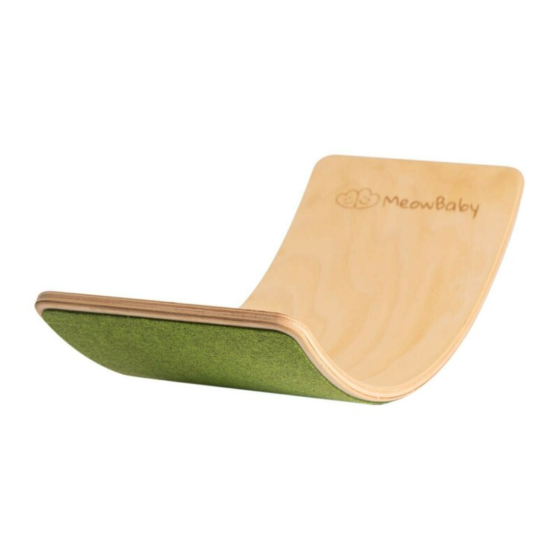 Meowbaby® - placa de echilibru cu protectie, verde