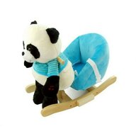NEFERE - Balansoar Panda din Plus, Plus, Albastru