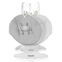 Balansoar, Lionelo, Iris, 2 in 1, Rotire 360 grade, Electric, Cu 3 moduri de leganare, Cu 5 trepte de viteza, Cu 3 pozitii de inclinare, Pana la 9 kg, Gri - 8