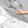 Balansoar, Lionelo, Iris, 2 in 1, Rotire 360 grade, Electric, Cu 3 moduri de leganare, Cu 5 trepte de viteza, Cu 3 pozitii de inclinare, Pana la 9 kg, Gri - 13