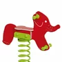 Kbt - Balansoar pe arc pentru copii Elefant, HDPE, cu prindere pe beton  - 1