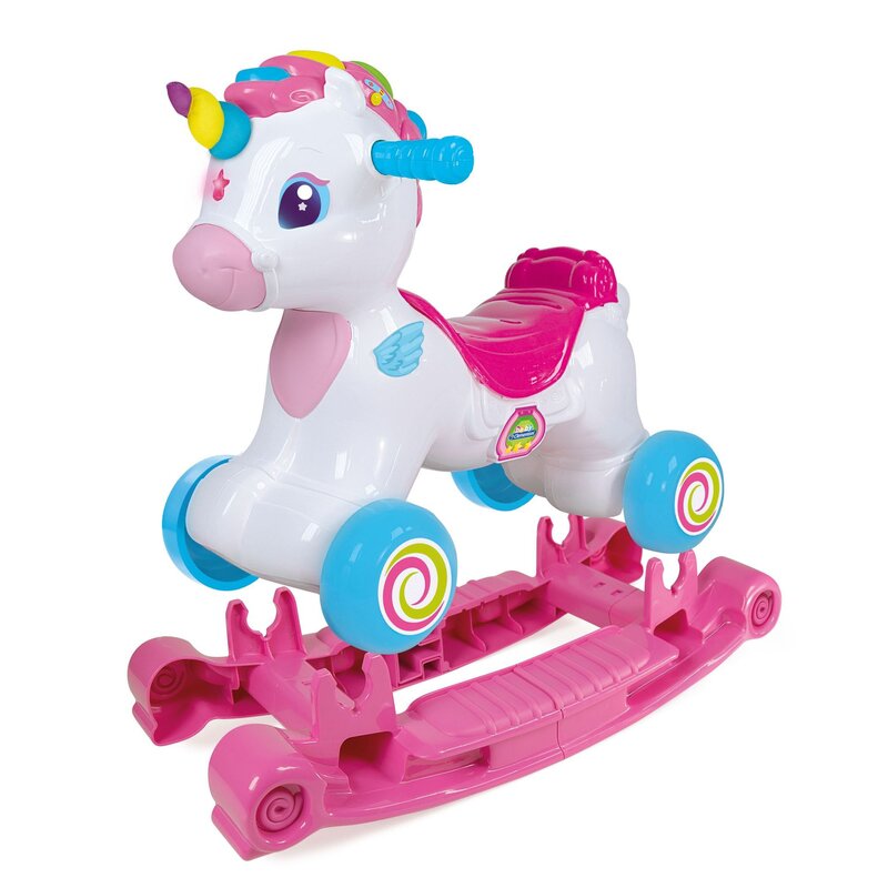 Clementoni - balansoar unicorn , 3 in 1, cu melodii